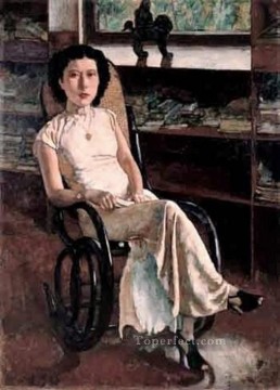 un retrato de miss jenny 1939 Xu Beihong al óleo Pinturas al óleo